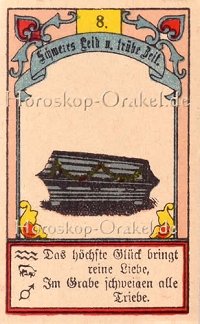 Der Sarg im Widder Monatshoroskop an diesem Tag
