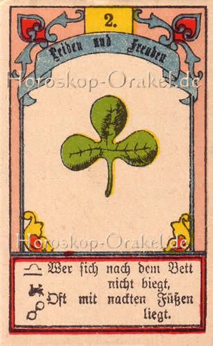 Der Klee im Widder Tageshoroskop heute