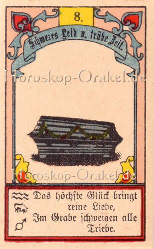 Der Sarg, Singlehoroskop Widder