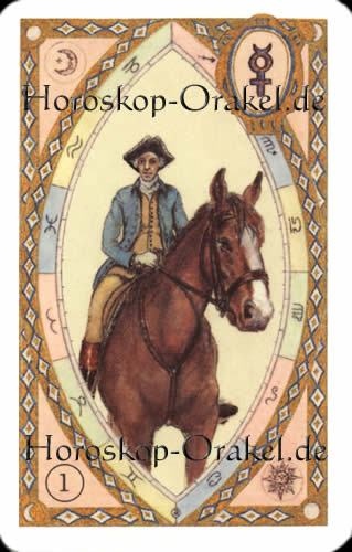 Der Reiter, Widder Monatshoroskop