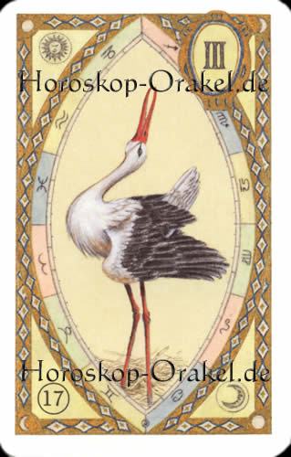 Der Storch, Widder Monatshoroskop