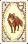 Der Fuchs, Horoskop mit Lenormand